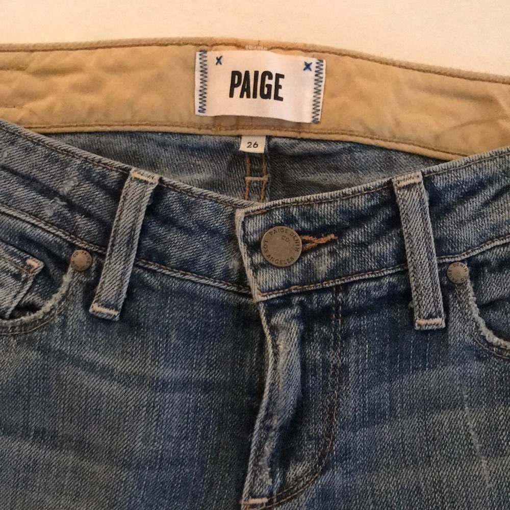 Paige Jeans, Straight Leg, Mid-Rise, Size 26